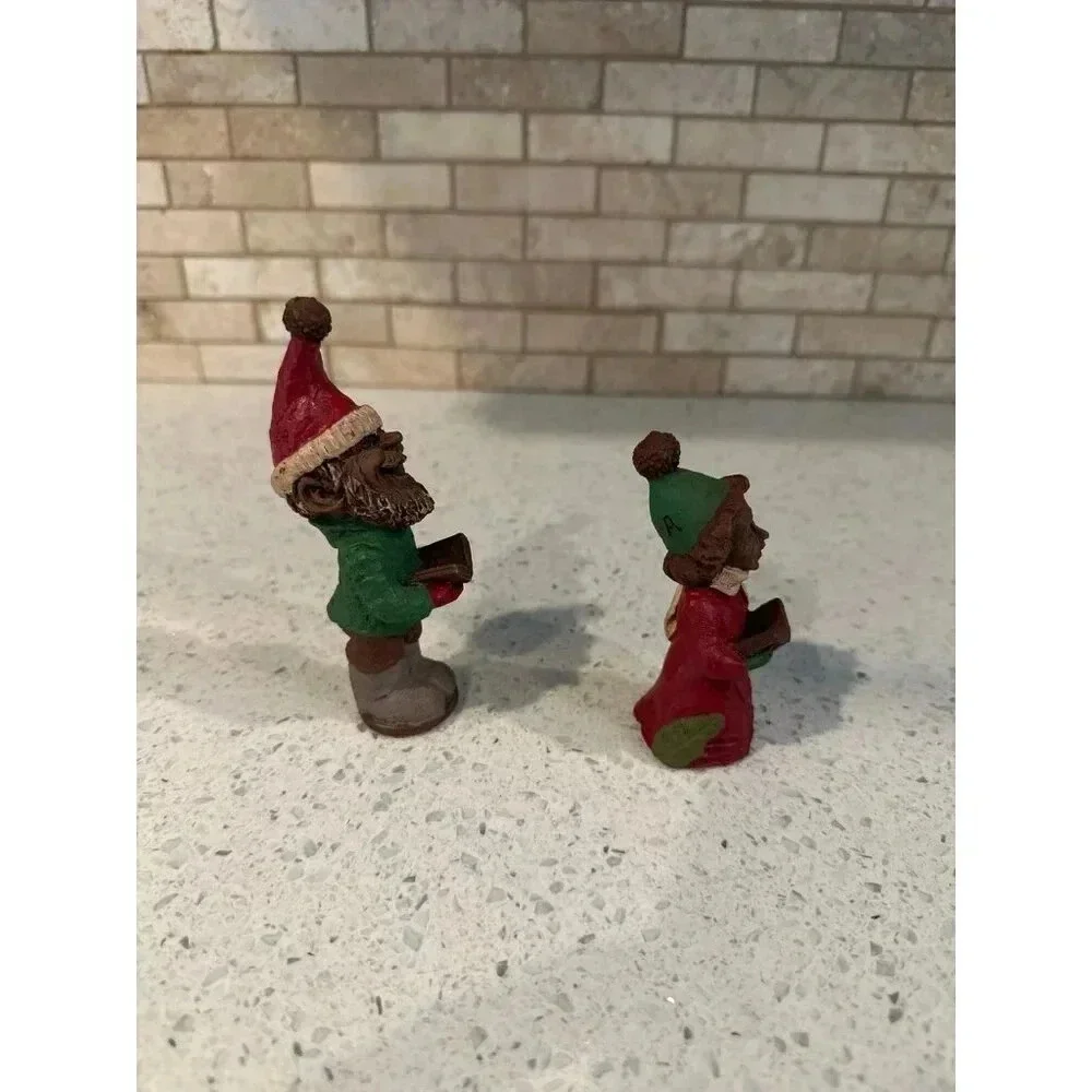 Vintage Tom Clark‎ Christmas Caroler Gnome Figurine~bundle (n)